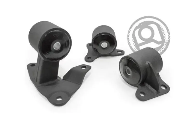 Innovative 94-97 Accord F-Series Black Steel Mounts 75A Bushings (Auto To Manual) 1