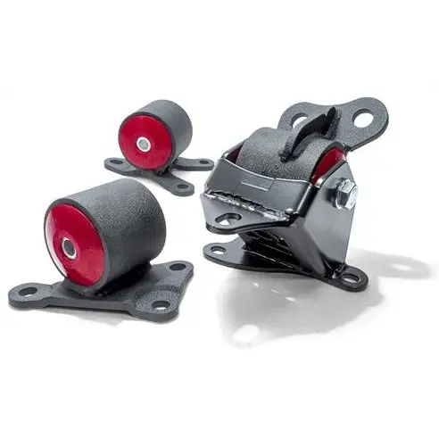 Innovative 96-00 Civic B/D Series Black Steel Motor Mounts 75A Bushings (2 Bolt) 1