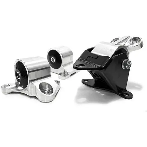 Innovative 96-00 Civic B/D Series Silver Aluminum Motor Mounts  60A Bushings (2 Bolt) 1