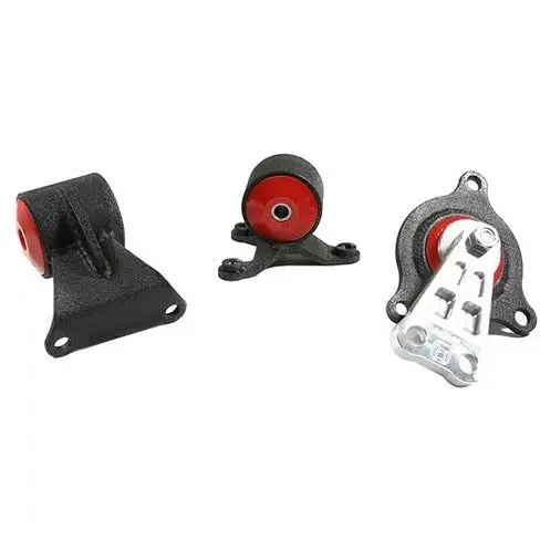 Innovative Black Steel Motor Mounts  95A Bushings (K20 Trans Only)  02-05 Civic Si | 02-06 Rsx Manual Transmission 1