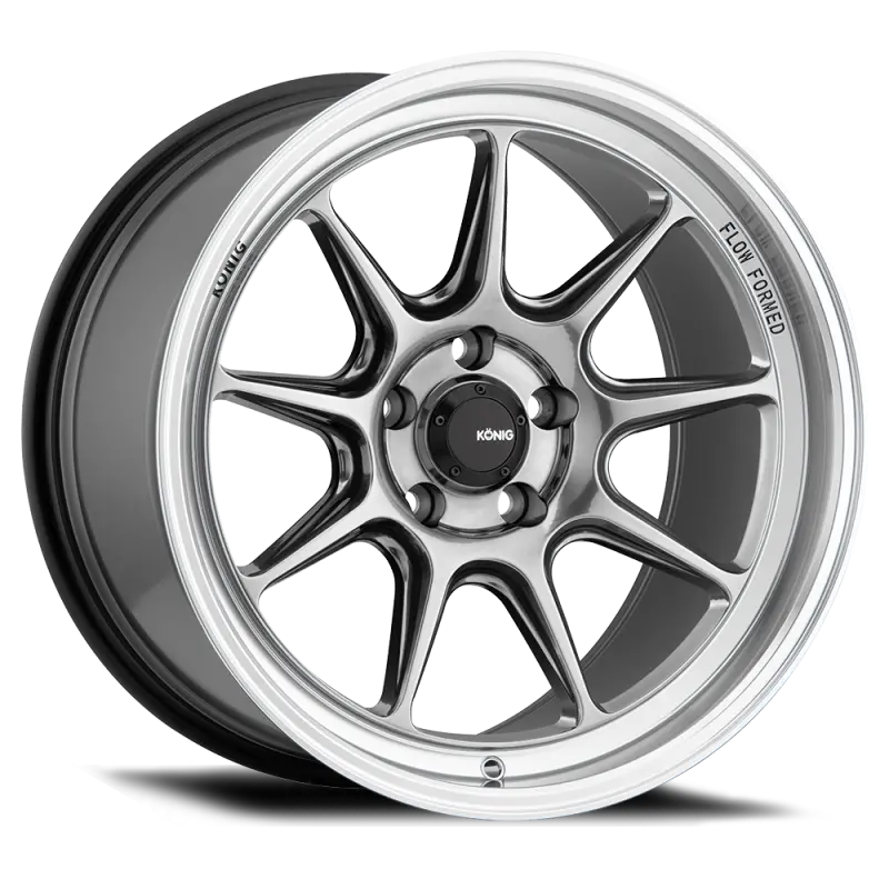 Konig Countergram 18X9.5A 5X114.3 Et35 Hyper Chrome / Machined Lip 1