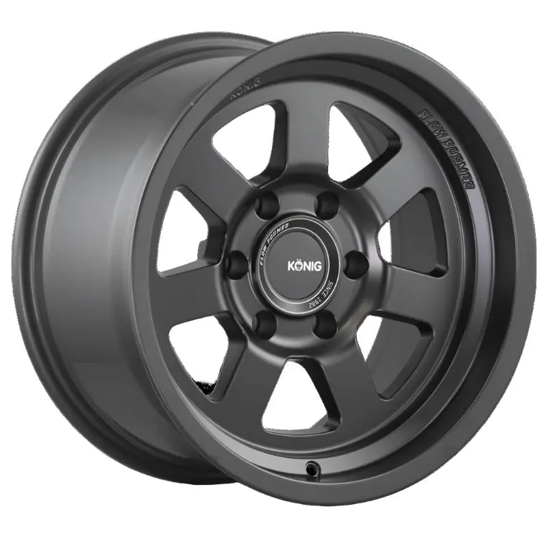 Konig Ht2 17X8.5 6X139.7 Et-6 Matte Black 1
