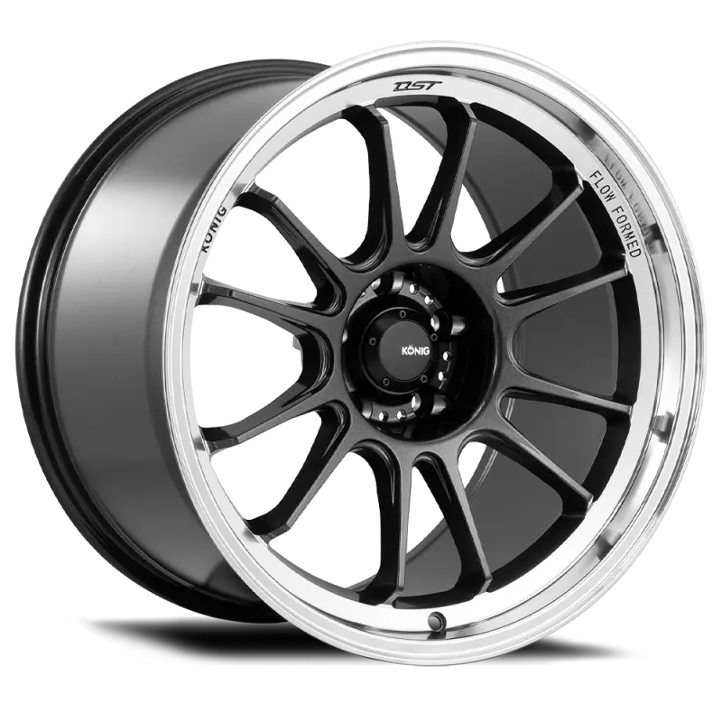 Konig Hypergram 18X8.5 5X114.3 Et35 Metallic Carbon W/ Machined Lip 1