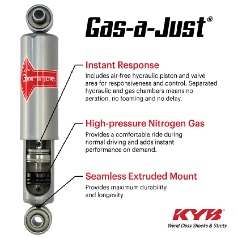 Kyb 13-15 Ford Escape Gas-A-Just Monotube Shock - Rear 1