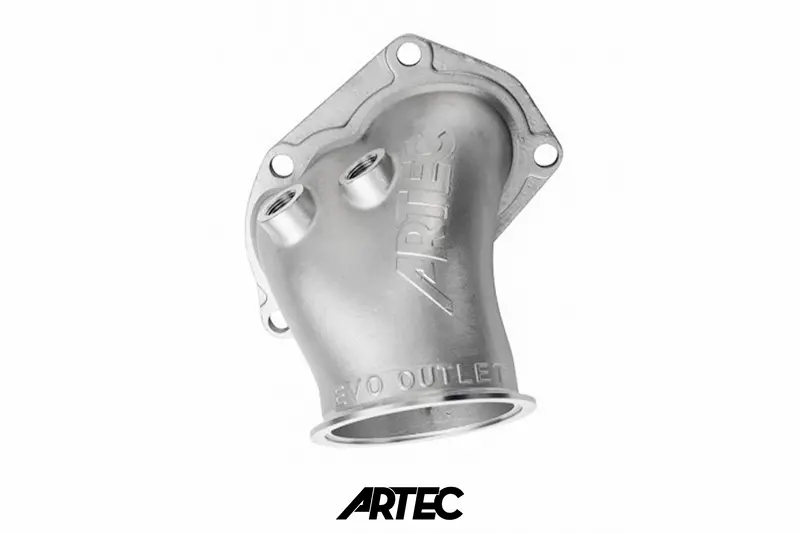 Mitsubishi Evo 4-9 4G63 3.5” Cast Outlet O2 Housing Dump Pipe 1