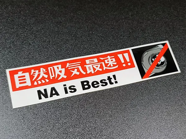 Na Is Best Decal Sticker 1