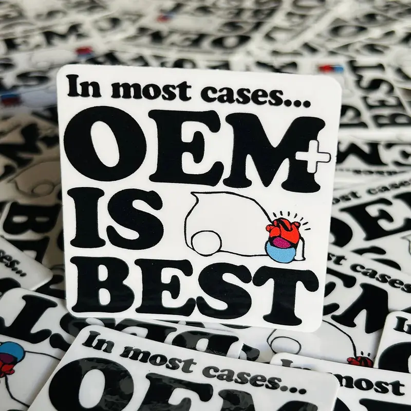 Oem + Is Best Slap Sticker 1