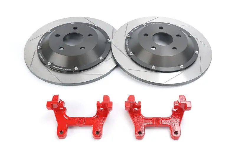 Paragon 2-Piece Rotors Rear Pair 340/350X11mm - Honda Civic Type R Fk8 / Fl5 - Larger Rotor 1