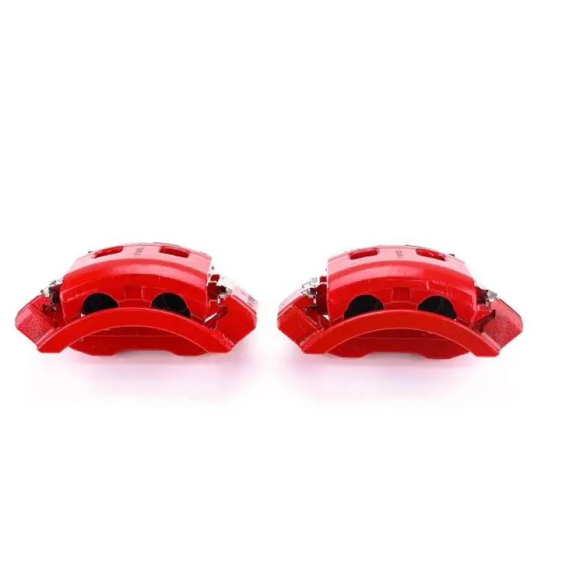 Power Stop 00-01 Dodge Ram 1500 Front Red Calipers W/Brackets - Pair 1