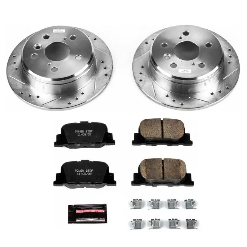 Power Stop 00-01 Lexus Es300 Rear Z23 Evolution Sport Brake Kit 1