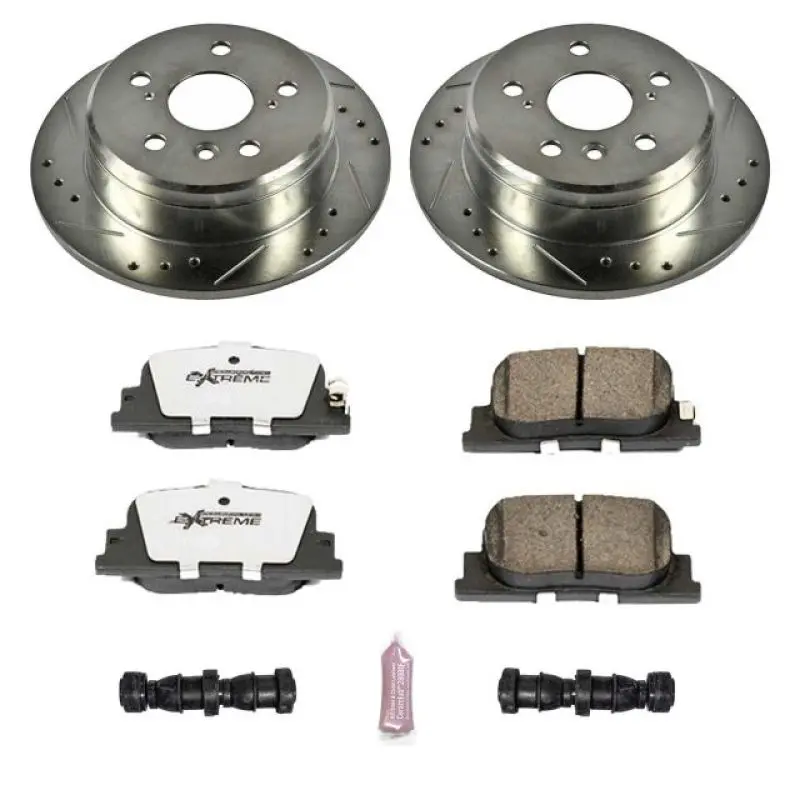 Power Stop 00-01 Lexus Es300 Rear Z26 Street Warrior Brake Kit 1