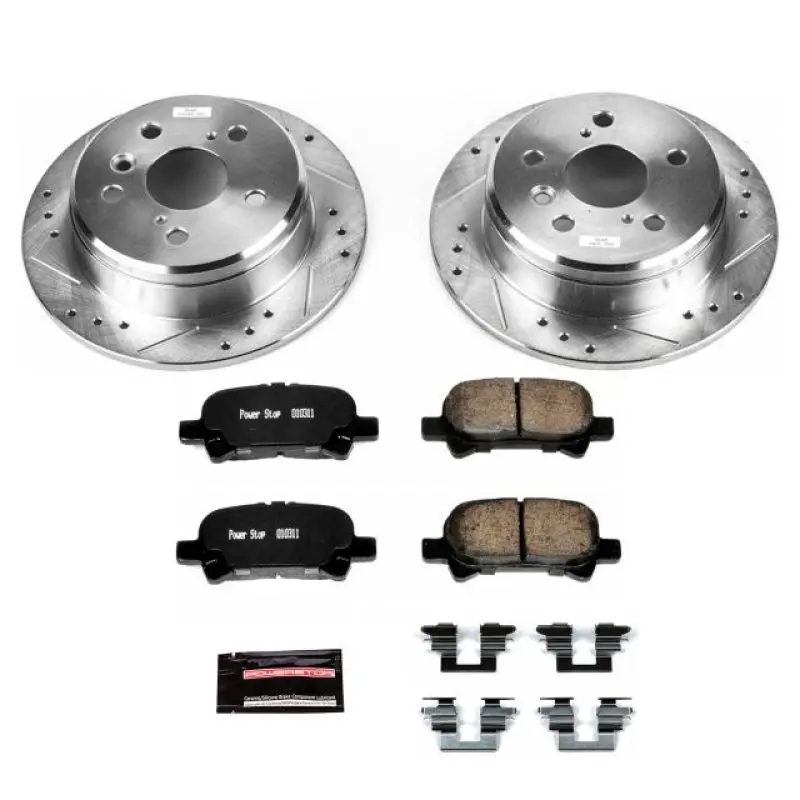 Power Stop 00-01 Toyota Camry Rear Z23 Evolution Sport Brake Kit 1