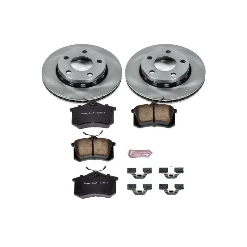 Power Stop 00-02 Audi S4 Rear Autospecialty Brake Kit 1