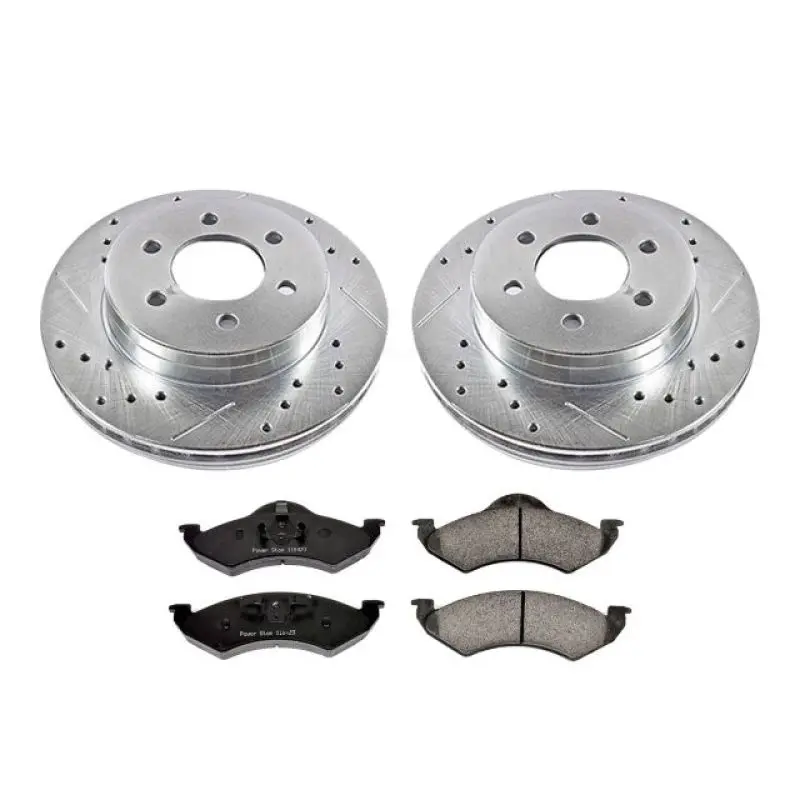 Power Stop 00-02 Dodge Dakota Front Z23 Evolution Sport Brake Kit 1