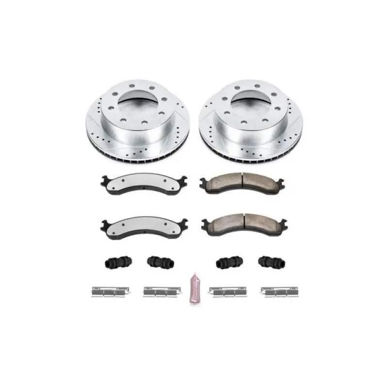 Power Stop 00-02 Dodge Ram 2500 Front Z36 Truck & Tow Brake Kit 1