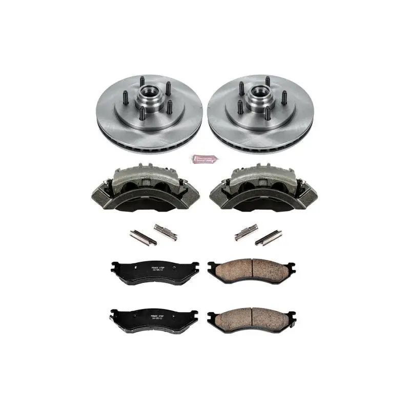 Power Stop 00-02 Lincoln Navigator Front Autospecialty Kit W/Cals 1