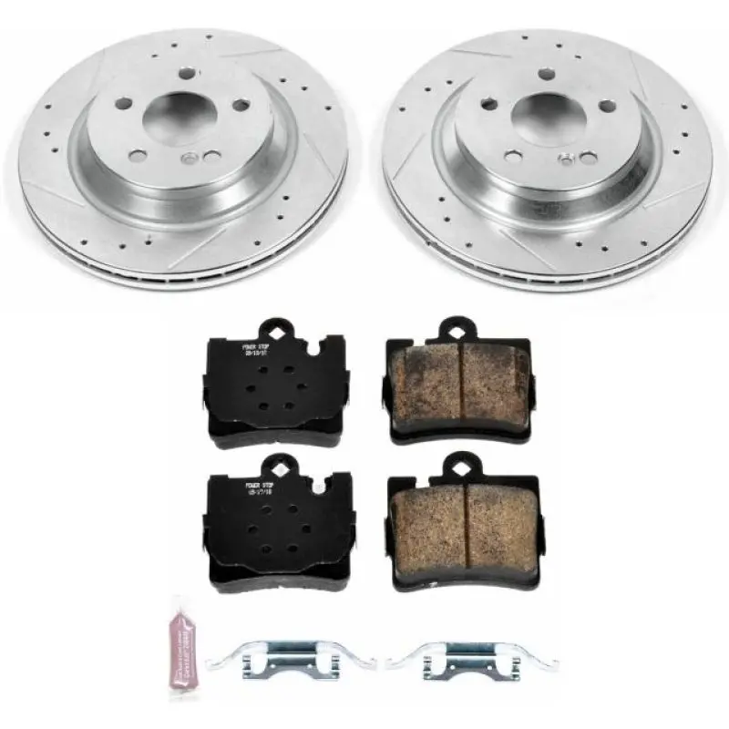 Power Stop 00-02 Mercedes-Benz S430 Rear Z23 Evolution Sport Brake Kit 1