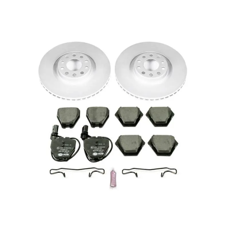 Power Stop 00-04 Audi A6 Quattro Front Euro-Stop Brake Kit 1