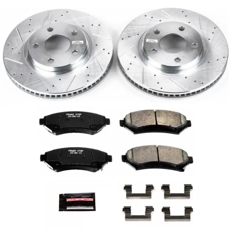 Power Stop 00-04 Buick Lesabre Front Z23 Evolution Sport Brake Kit 1