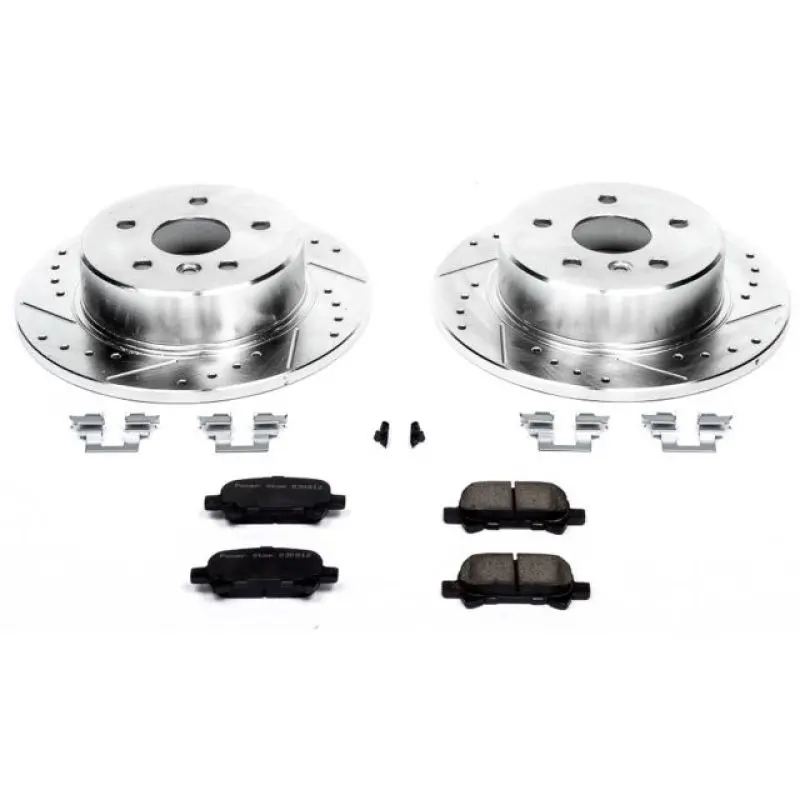 Power Stop 00-04 Toyota Avalon Rear Z23 Evolution Sport Brake Kit 1