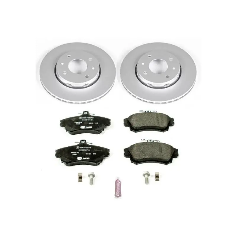 Power Stop 00-04 Volvo S40 Front Euro-Stop Brake Kit 1