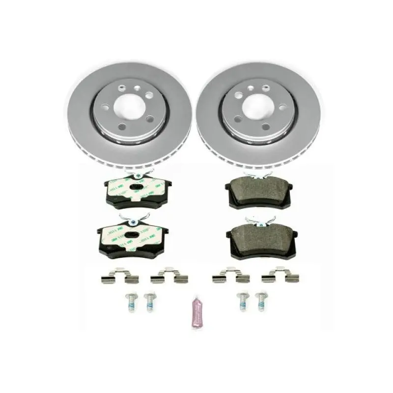 Power Stop 00-06 Audi Tt Quattro Rear Euro-Stop Brake Kit 1