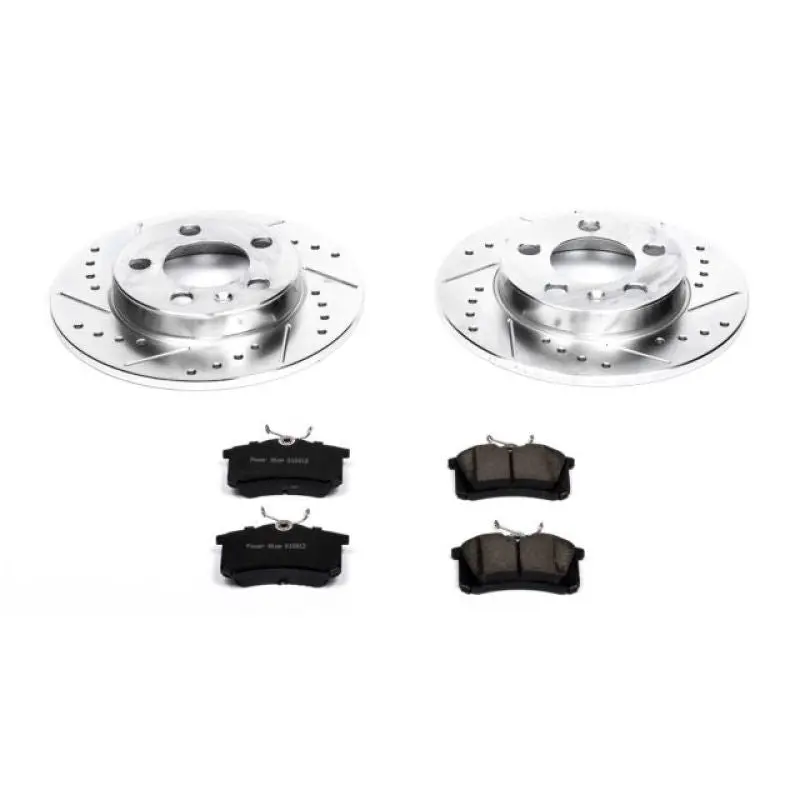 Power Stop 00-06 Audi Tt Quattro Rear Z23 Evolution Sport Brake Kit 1
