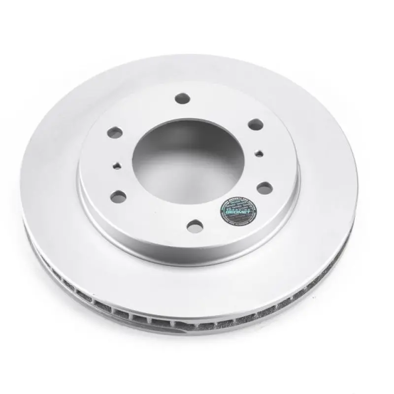 Power Stop 00-06 Mitsubishi Montero Front Evolution Geomet Coated Rotor 1