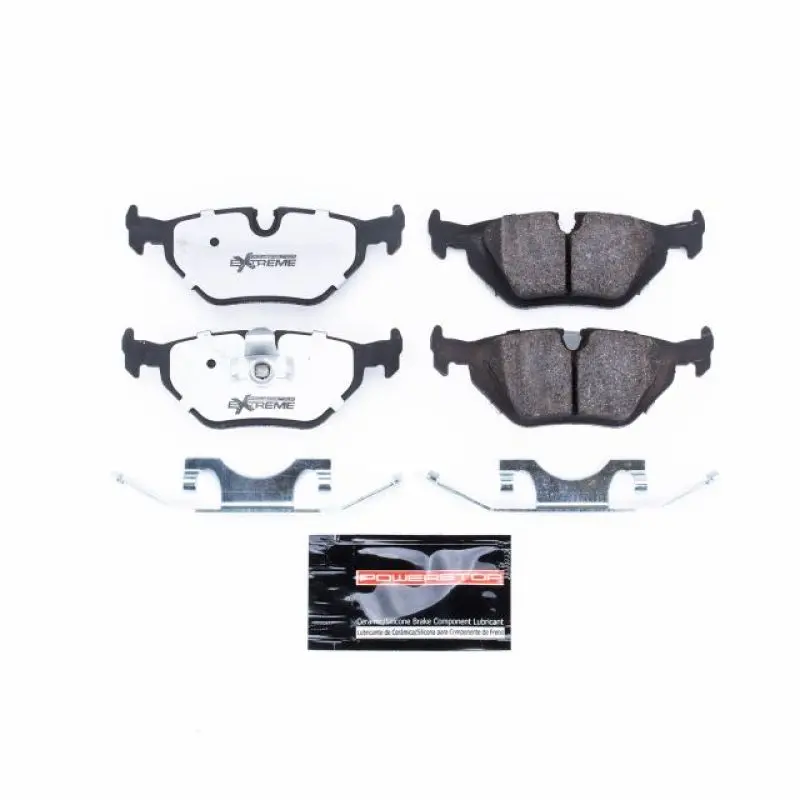 Power Stop 01-02 Bmw 525I Rear Z26 Extreme Street Brake Pads W/Hardware 1
