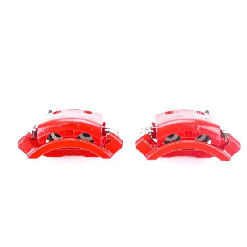 Power Stop 01-02 Dodge Ram 2500 Rear Red Calipers W/Brackets - Pair 1