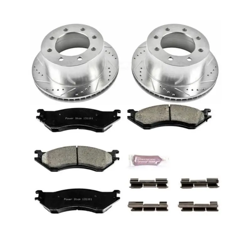 Power Stop 01-02 Dodge Ram 2500 Rear Z23 Evolution Sport Brake Kit 1