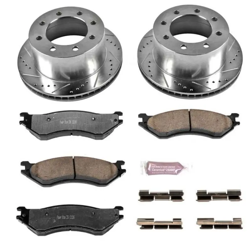 Power Stop 01-02 Dodge Ram 2500 Rear Z36 Truck & Tow Brake Kit 1