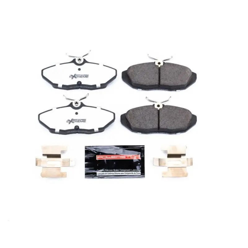 Power Stop 01-02 Dodge Viper Rear Z26 Extreme Street Brake Pads W/Hardware 1
