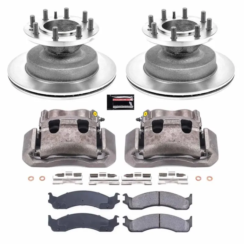 Power Stop 01-02 Ford E-350 Super Duty Front Autospecialty Kit W/Cals 1