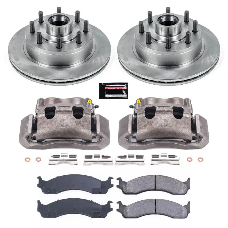 Power Stop 01-02 Ford E-350 Super Duty Front Autospecialty Kit W/Cals 1
