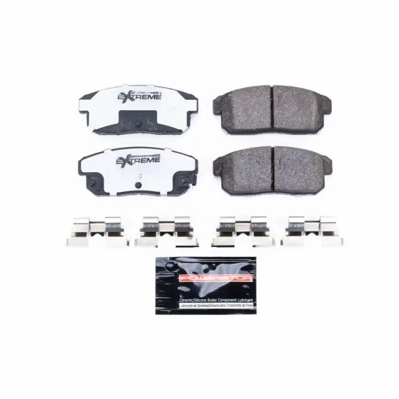 Power Stop 01-02 Infiniti G20 Rear Z26 Extreme Street Brake Pads W/Hardware 1