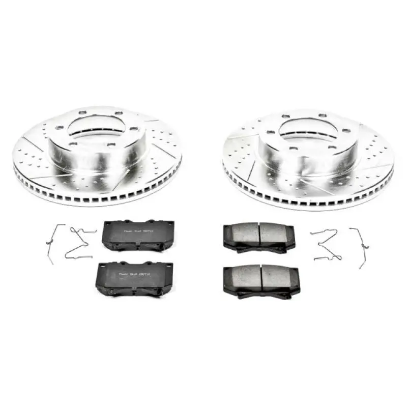 Power Stop 01-02 Toyota Sequoia Front Z23 Evolution Sport Brake Kit 1