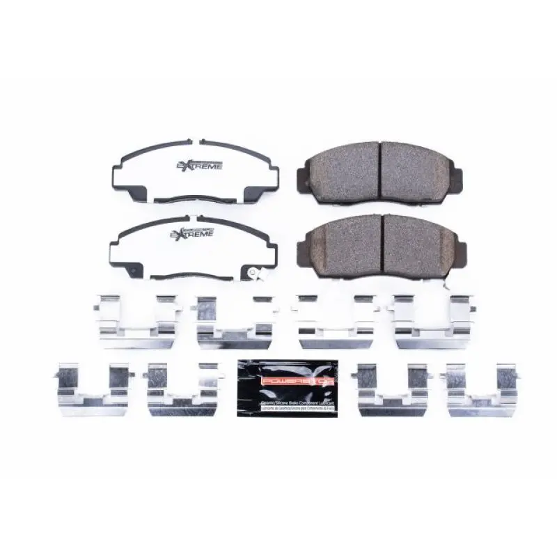 Power Stop 01-03 Acura Cl Front Z26 Extreme Street Brake Pads W/Hardware 1