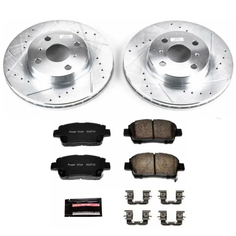 Power Stop 01-03 Toyota Prius Front Z23 Evolution Sport Brake Kit 1