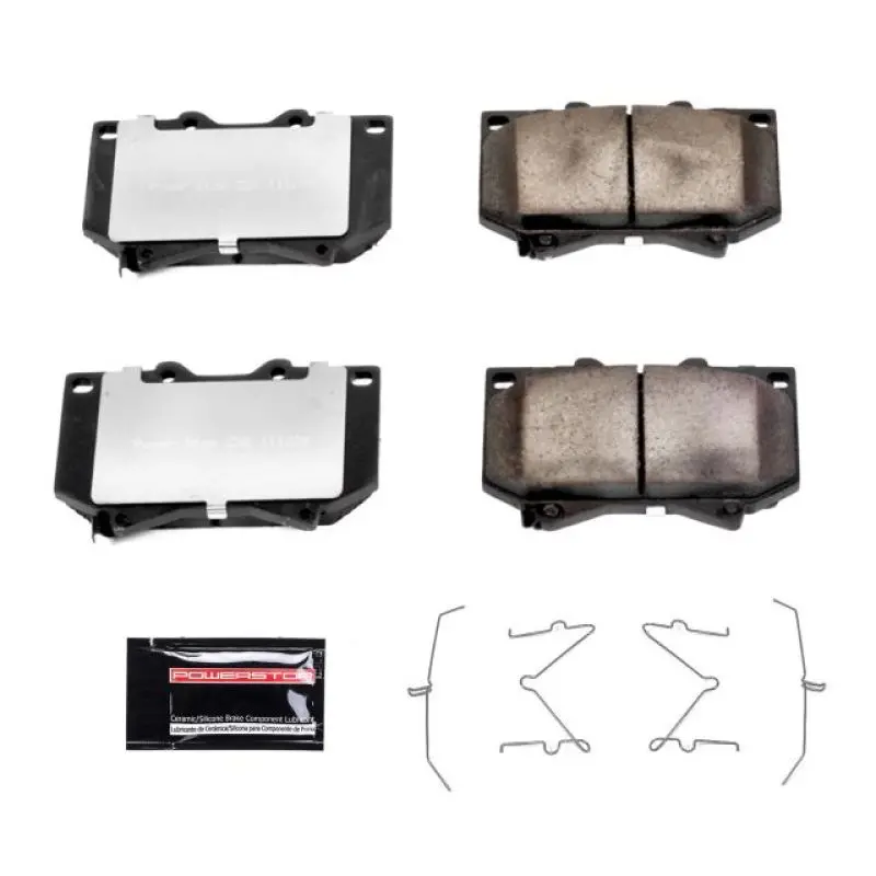 Power Stop 01-03 Toyota Sequoia Front Z36 Truck & Tow Brake Pads W/Hardware 1