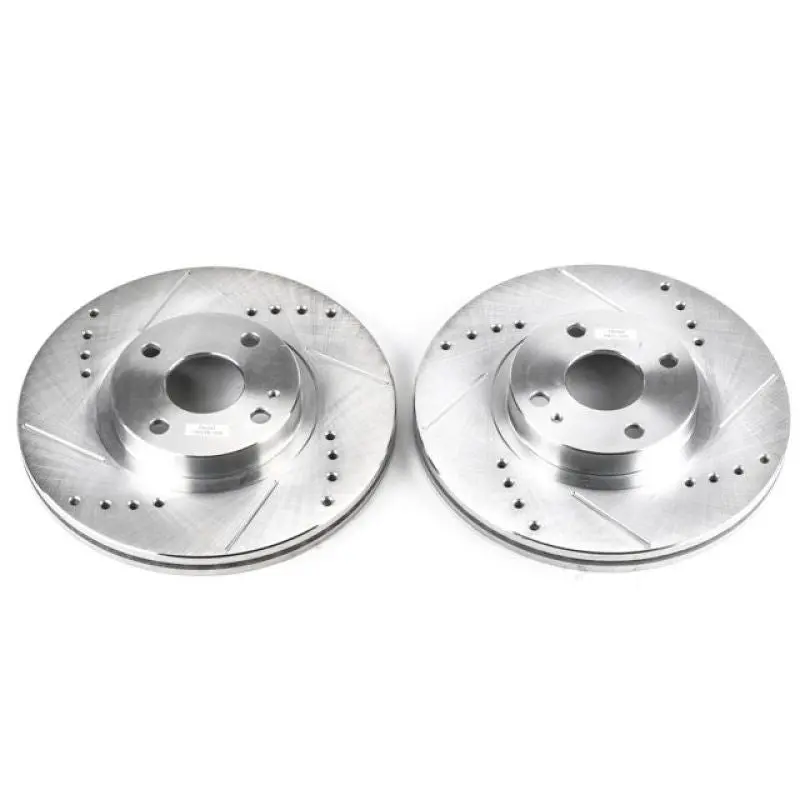 Power Stop 01-05 Mazda Miata Front Evolution Drilled & Slotted Rotors - Pair 1