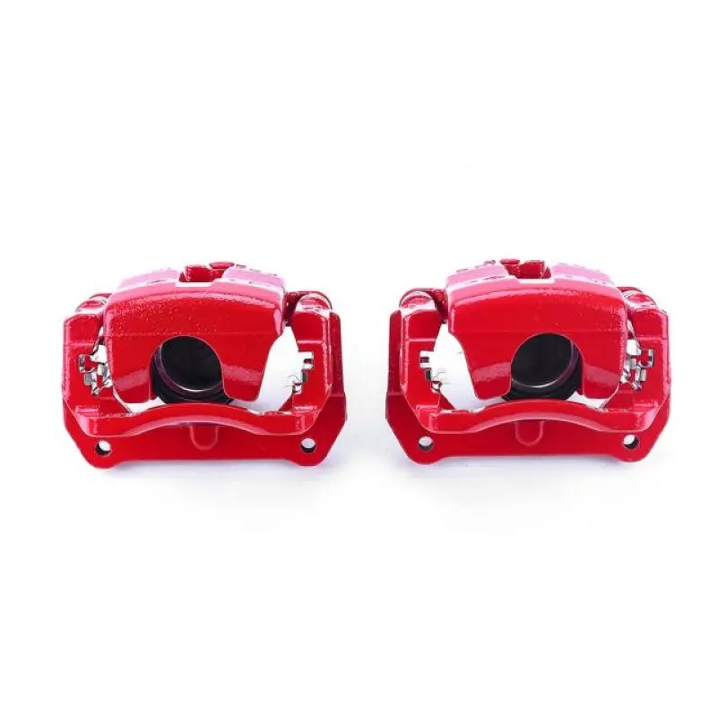 Power Stop 01-05 Mazda Miata Front Red Calipers W/Brackets - Pair 1