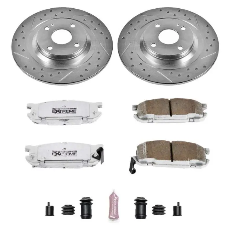 Power Stop 01-05 Mazda Miata Rear Z26 Street Warrior Brake Kit 1