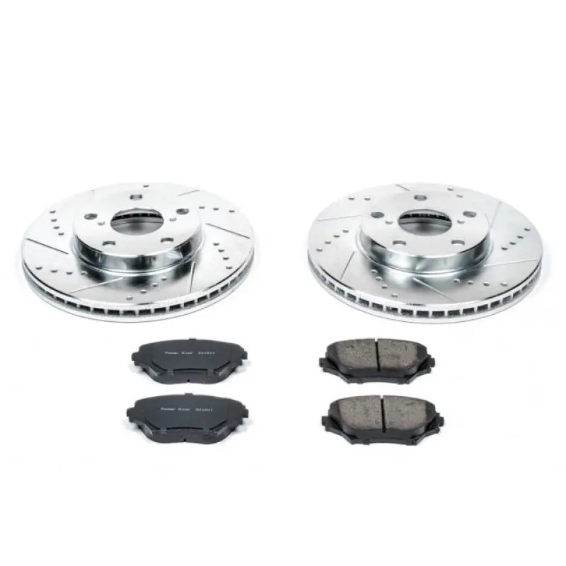 Power Stop 01-05 Toyota Rav4 Front Z23 Evolution Sport Brake Kit 1