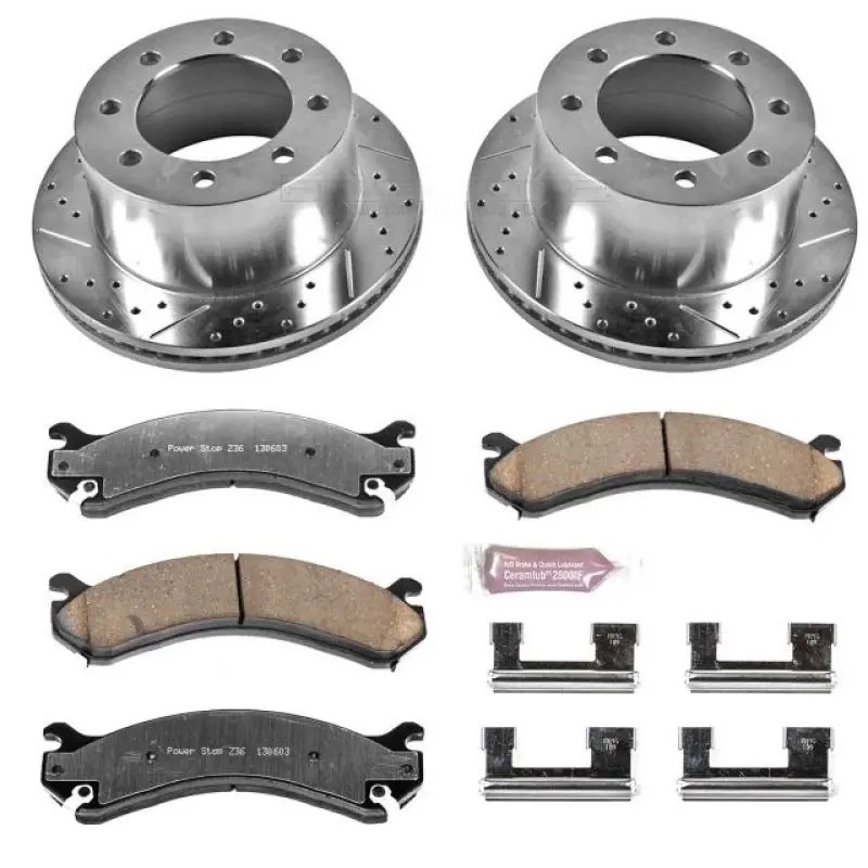 Power Stop 01-06 Chevrolet Silverado 3500 Rear Z36 Truck & Tow Brake Kit 1