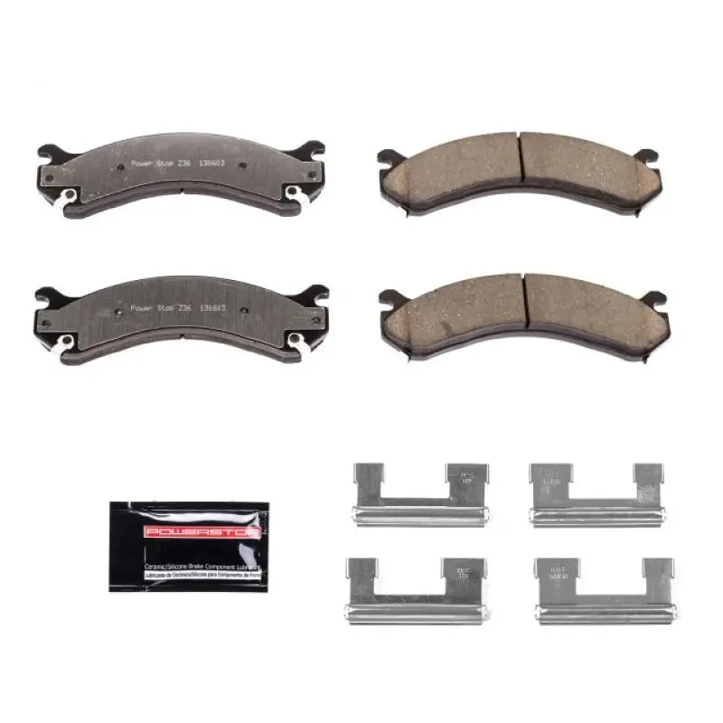 Power Stop 01-06 Chevrolet Silverado 3500 Rear Z36 Truck & Tow Brake Pads W/Hardware 1