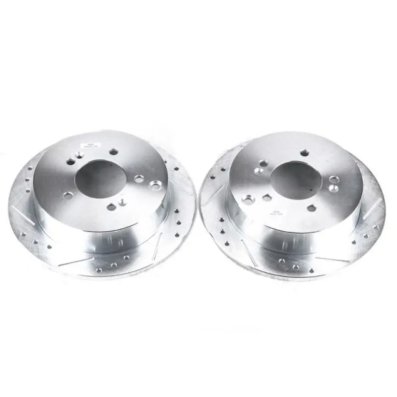 Power Stop 01-06 Hyundai Santa Fe Rear Evolution Drilled & Slotted Rotors - Pair 1
