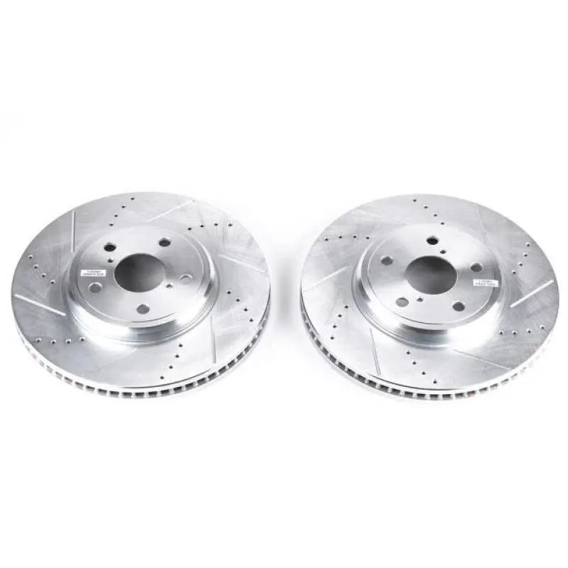 Power Stop 01-06 Lexus Ls430 Front Evolution Drilled & Slotted Rotors - Pair 1