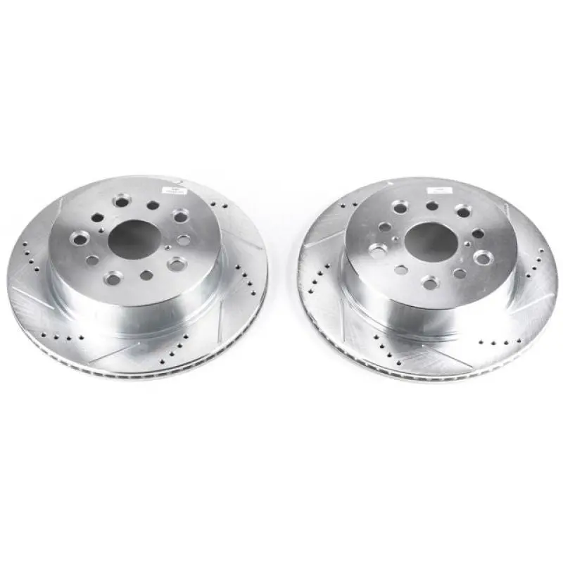 Power Stop 01-06 Lexus Ls430 Rear Evolution Drilled & Slotted Rotors - Pair 1