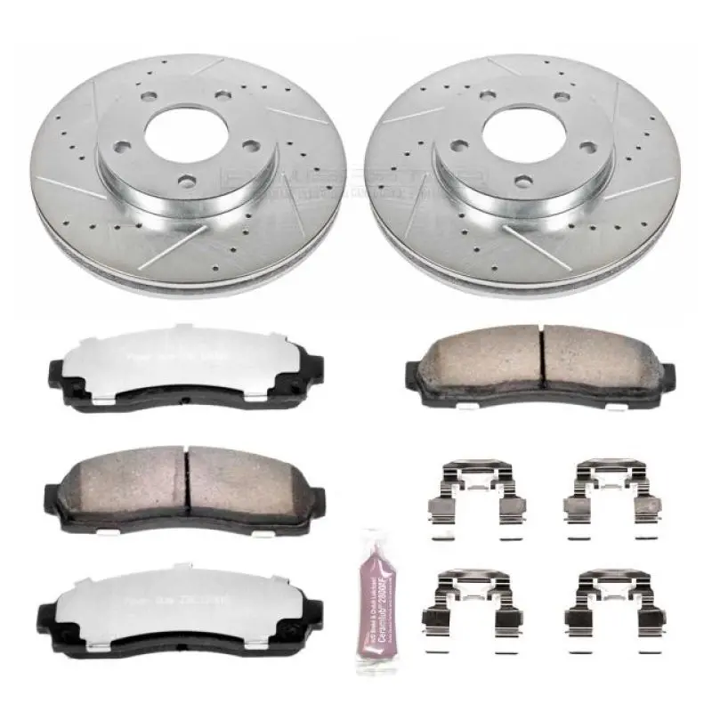 Power Stop 01-07 Ford Escape Front Z36 Truck & Tow Brake Kit 1